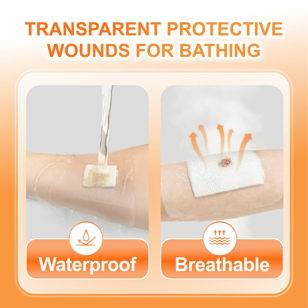 CARBOU Dressing is waterproof and breathable, blocking liquids while allowing airflow.