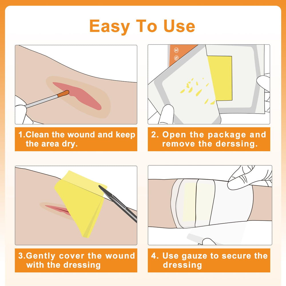 CARBOU Xeroform dressing packaging image highlights sterile individual packets for convenient storage