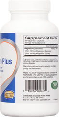 Close-up of CardioTabs Magnesium Plus capsules highlighting glycinate and taurate.