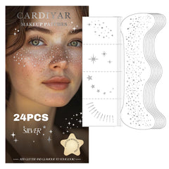 Cardiyar Glitter Freckles big patches for bold festival looks.