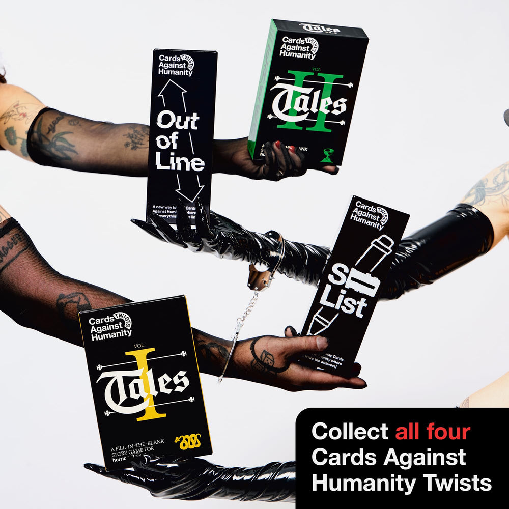 Cards Against Humanity Tales Vol. 2 replayable stories encourage repeated game-night fun.