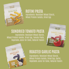 Care Free Kitchen Rotini plated, showing texture and fiber-rich goodness