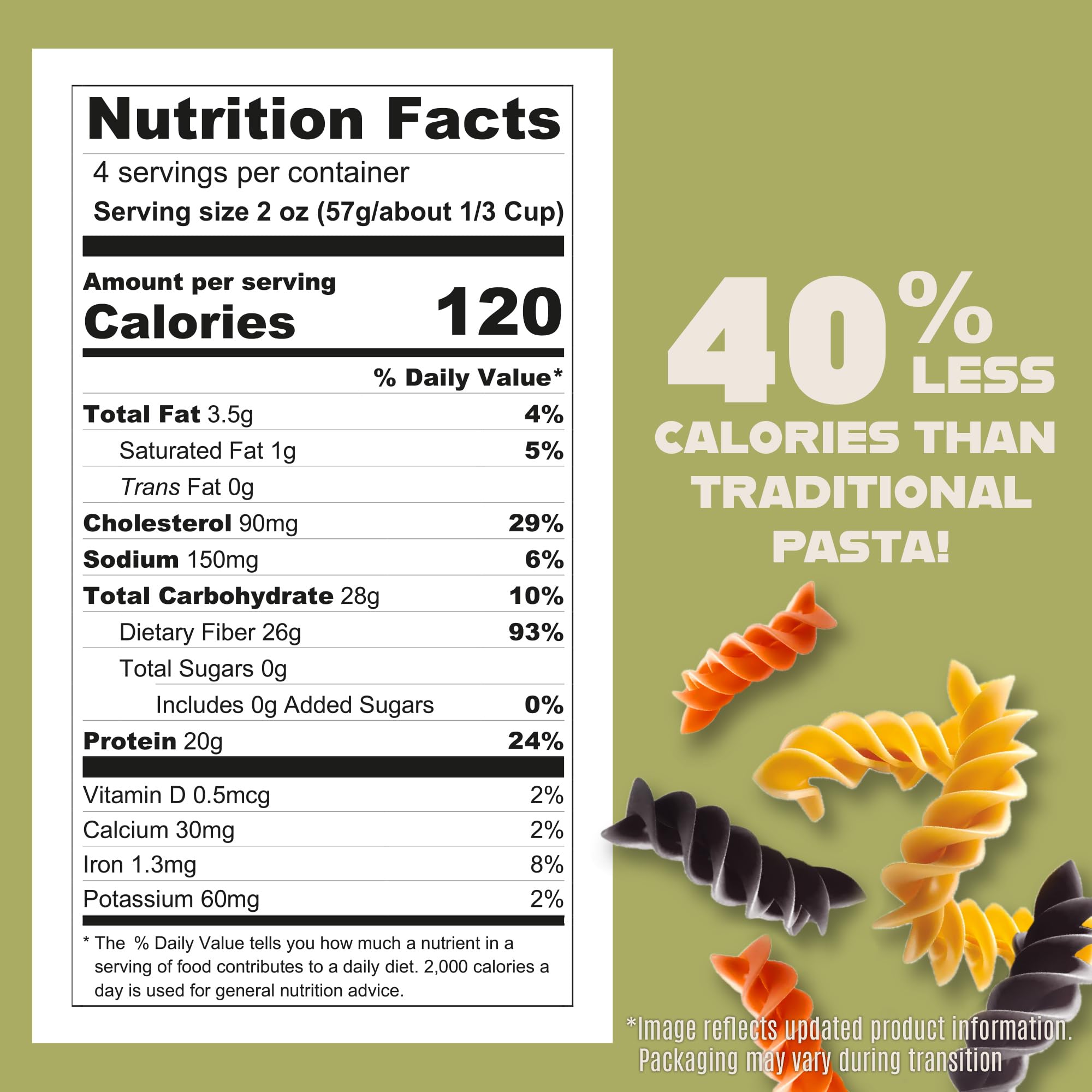 Care Free Kitchen Sundried Tomato Rotini bag adds bright flavor