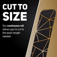 Care Science copper-infused kinesiology tape close-up highlights durable stretch and adhesion.