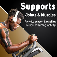 Care Science kinesiology tape shows flexible elastic stretch for comfortable movement.