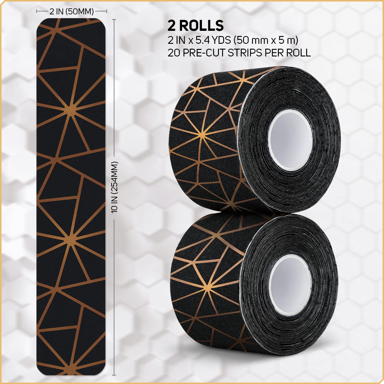Care Science waterproof kinesiology tape breathable design supports comfort during workouts