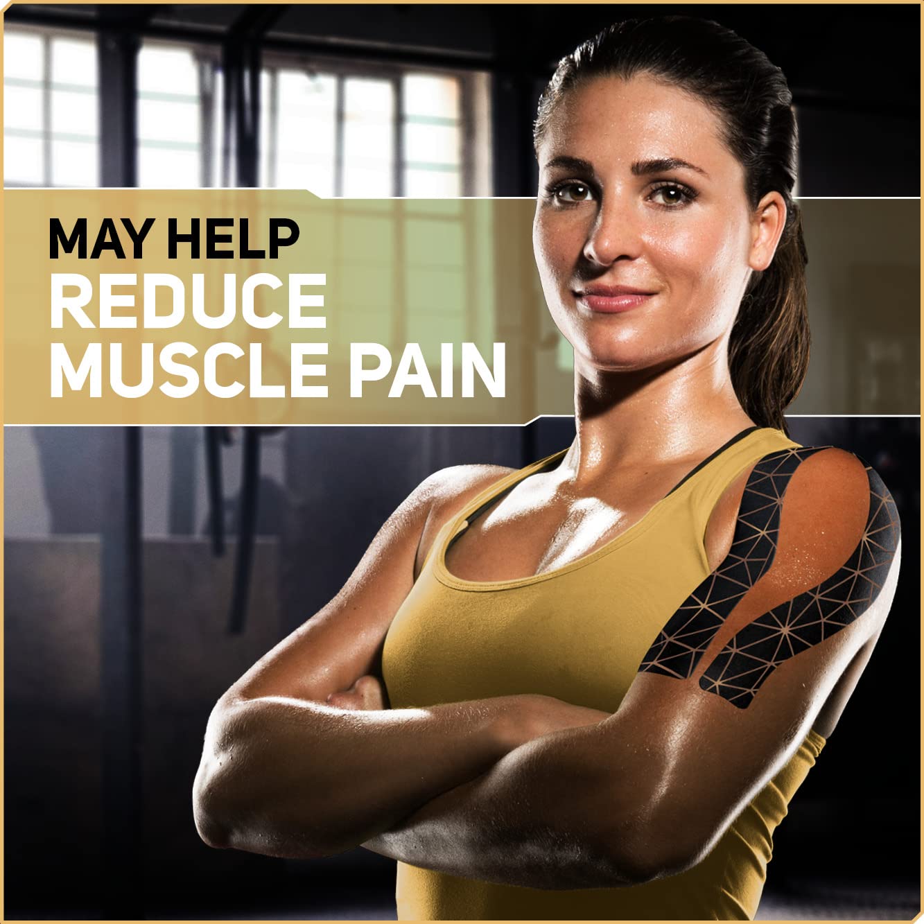 Care Science waterproof kinesiology tape resists water and sweat during training