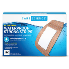 Care Science waterproof strong strips bandage on skin for secure protection
