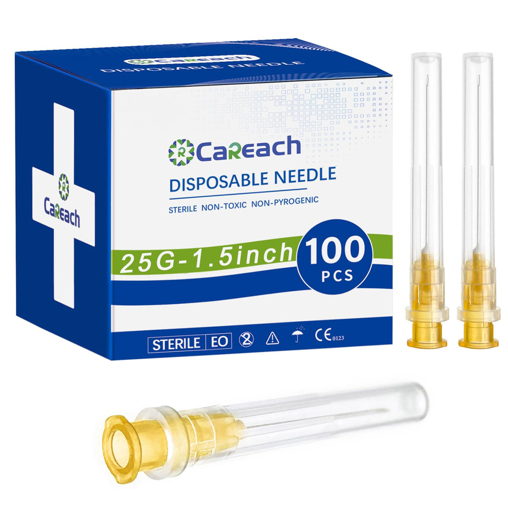 Careach 25ga needle with a 1.5 inch stainless steel body for precise refilling