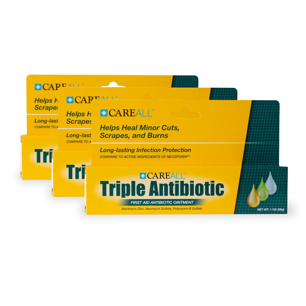 Active ingredients Bacitracin, Neomycin, Polymyxin in CareAll ointment