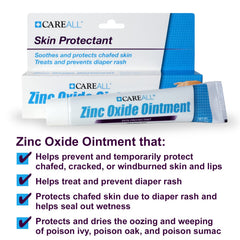 CareAll chafed-skin protection closeup shows calm, protected skin.