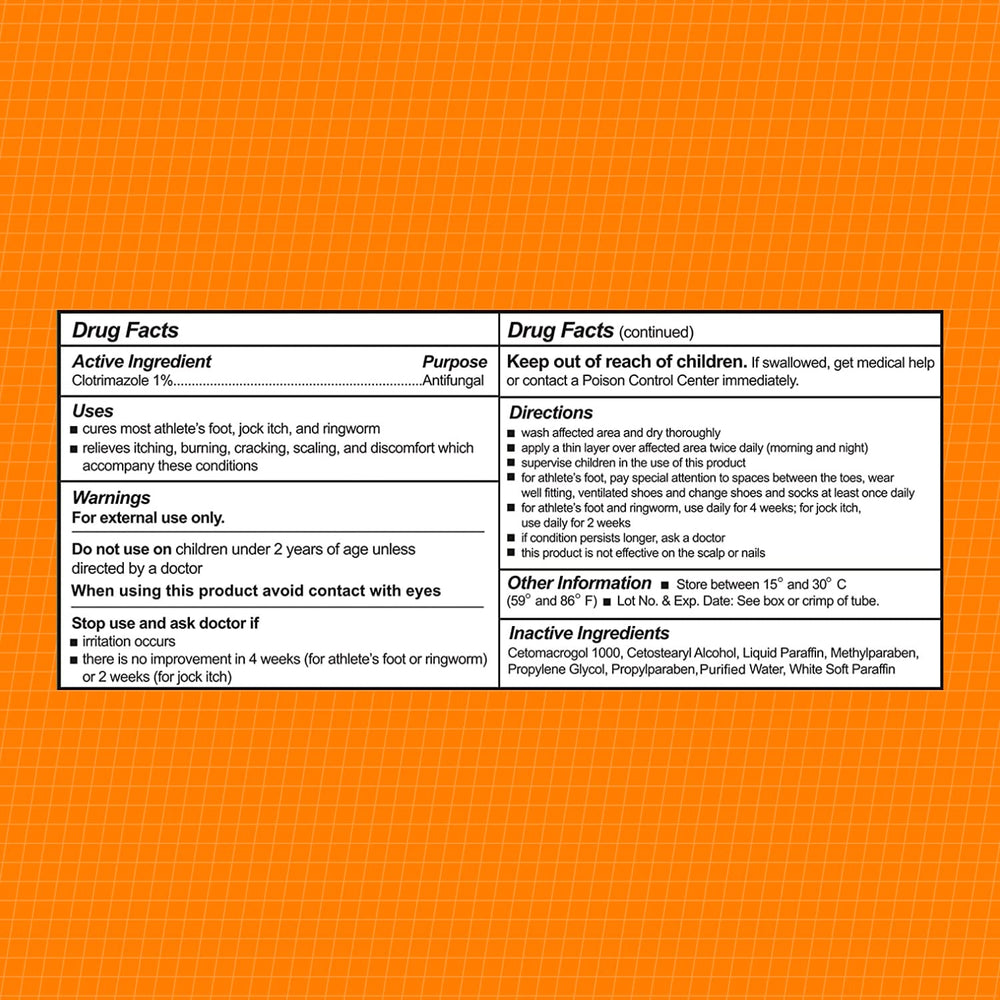 CareAll antifungal cream absorbs quickly for toes and feet.