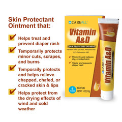 CareAll diaper rash prevention application demonstrated on baby's skin.