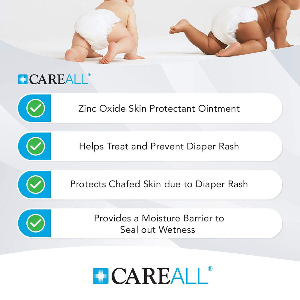 CareAll diaper rash relief packaging highlights easy protection for daily use.