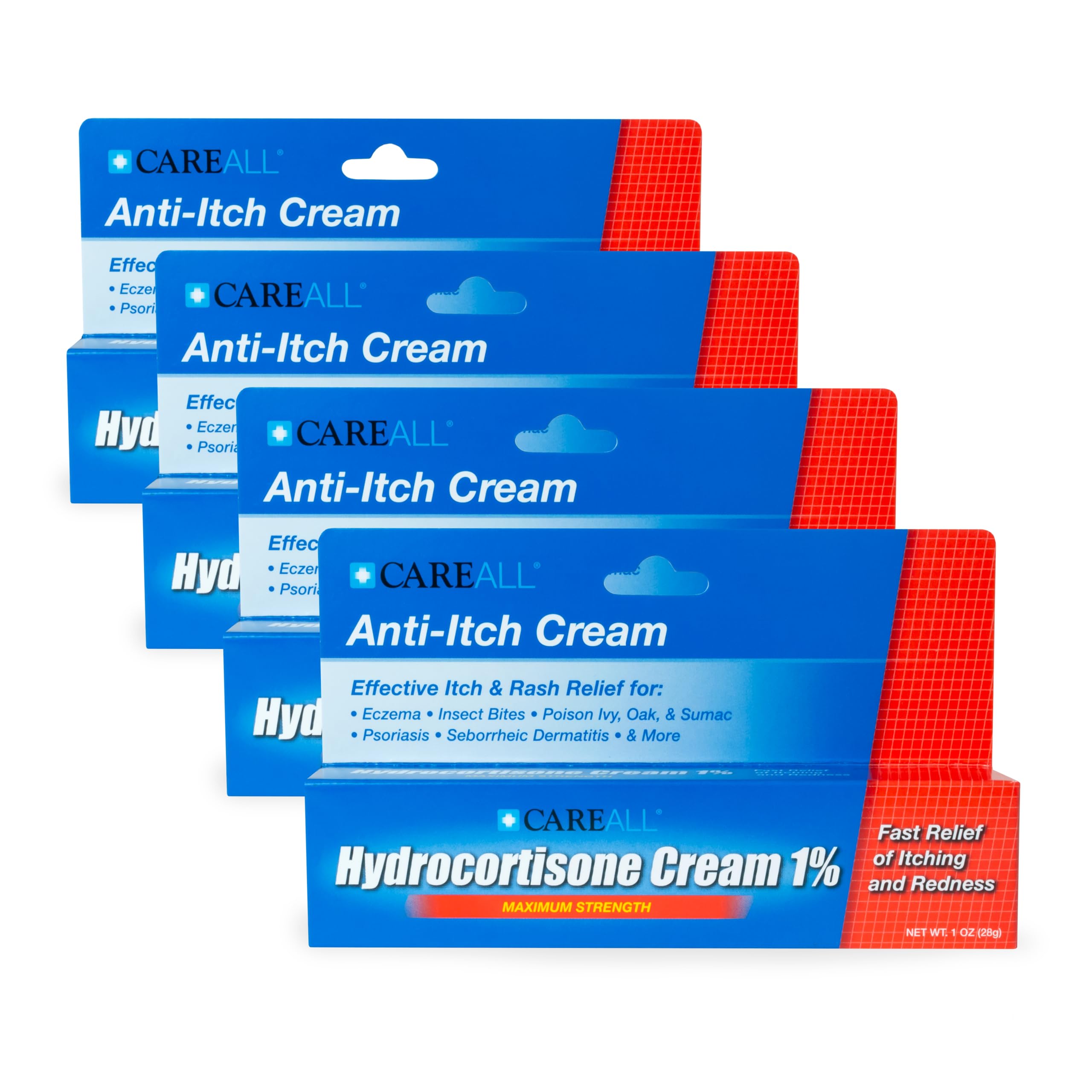 CareAll Hydrocortisone 1% tamper seal on the tube