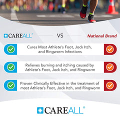 CareAll miconazole 4-pack box highlighting convenient multi-pack value.