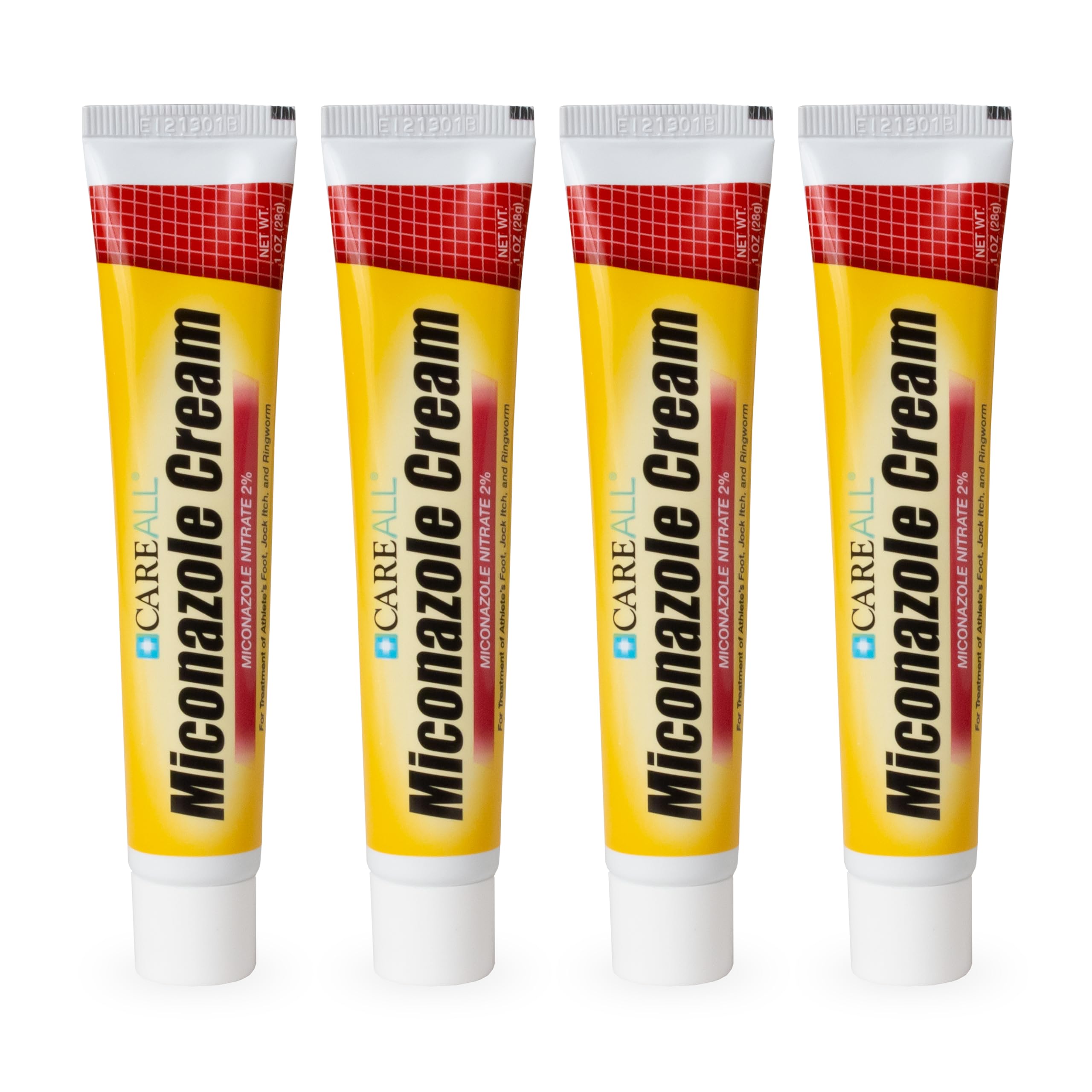 CareAll miconazole cream 1oz tube front view for precise, mess-free application.