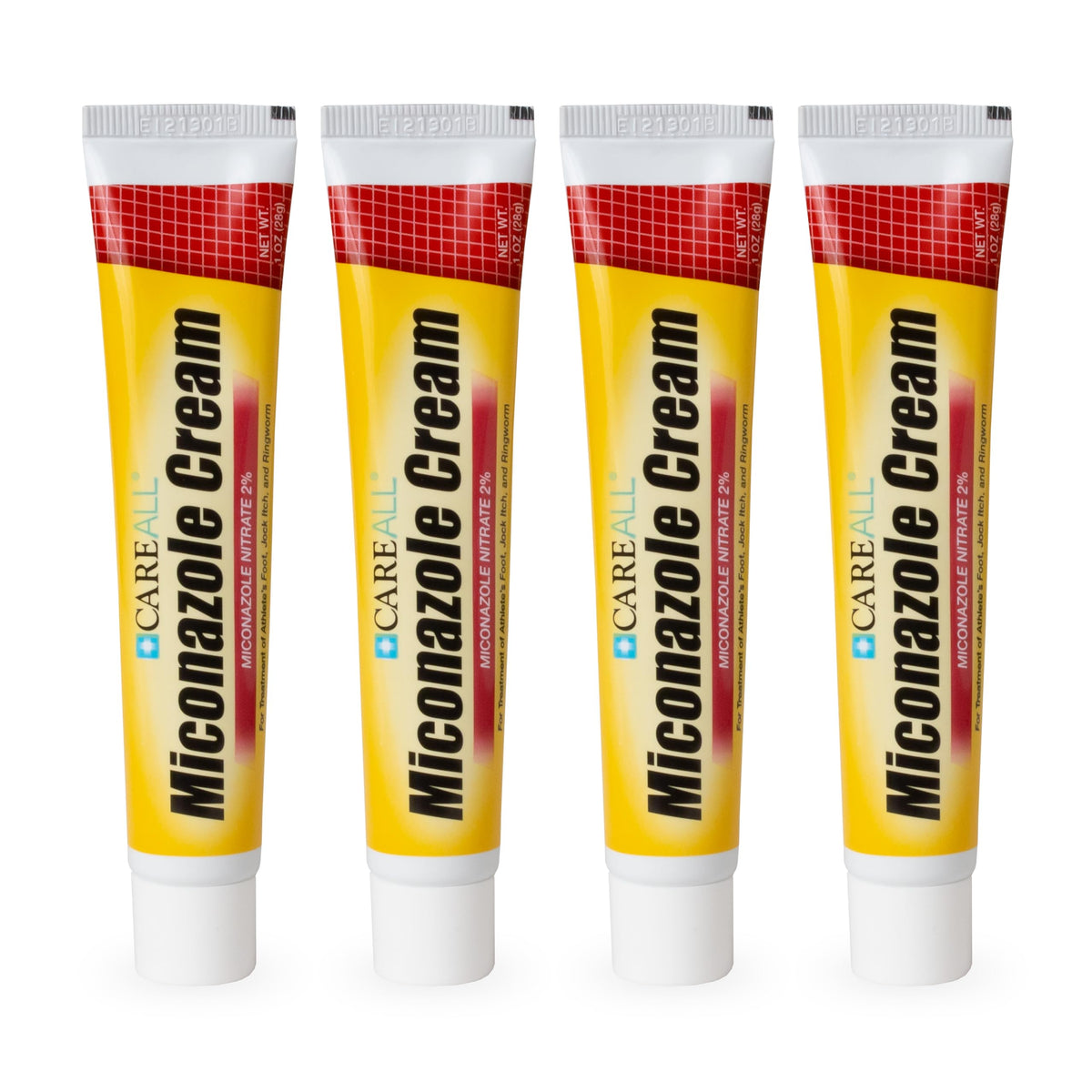 CareAll miconazole cream 1oz tube front view for precise, mess-free application.