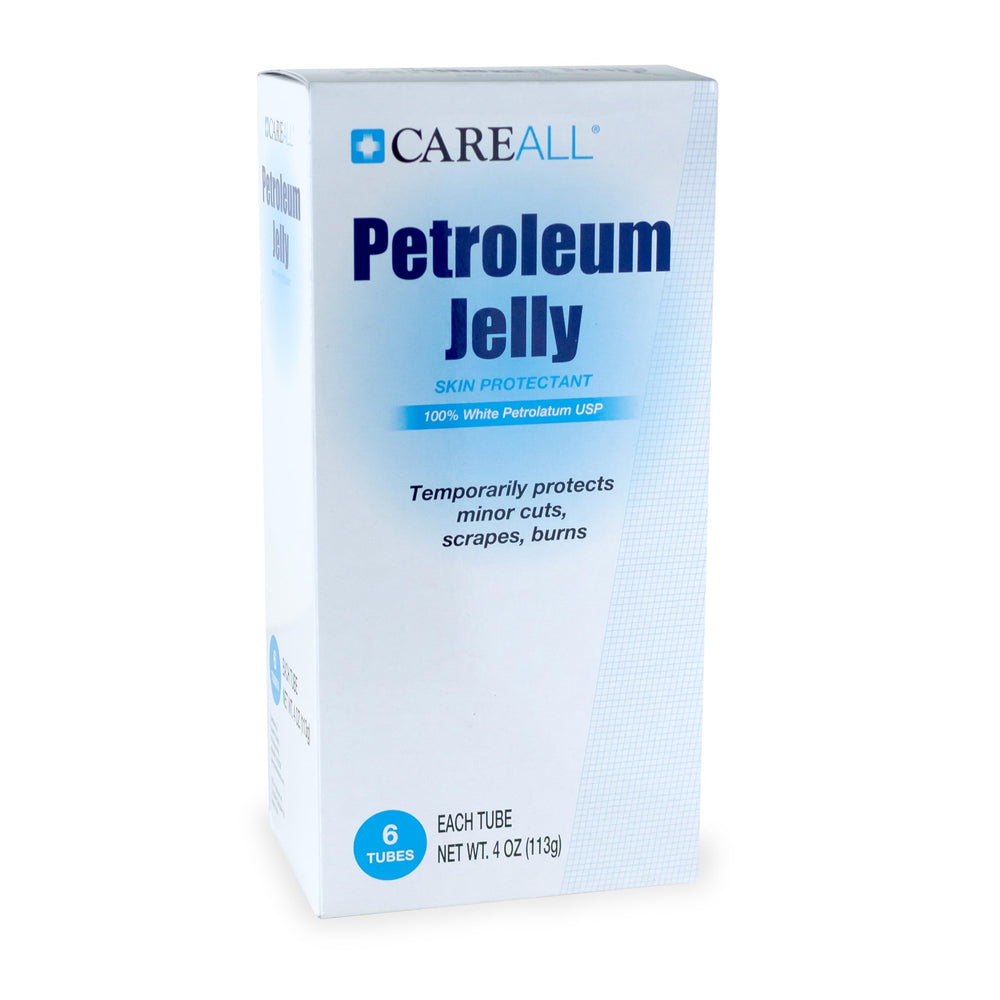 CareAll petroleum jelly on minor scrapes and burns for protection.