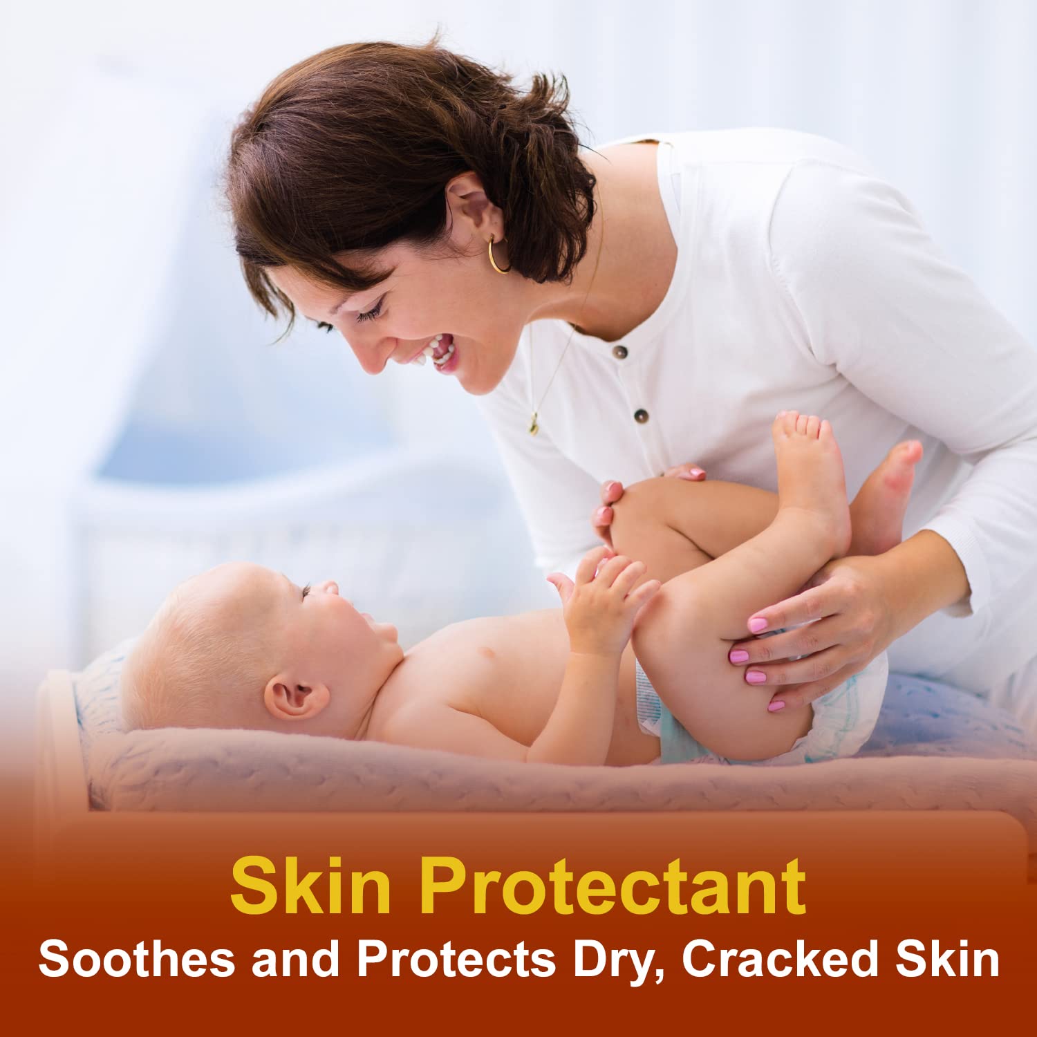 CareAll skin barrier protection being applied to protect against moisture.