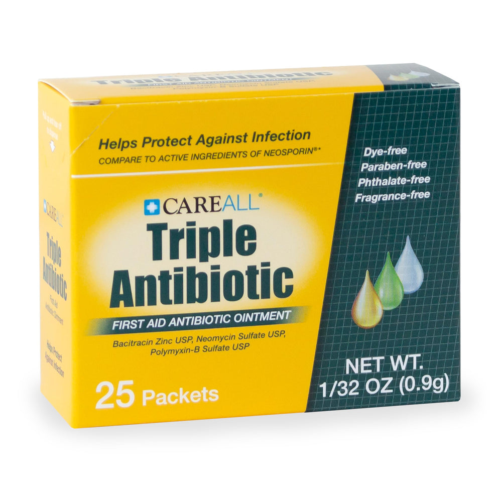 CareAll application dab demonstrates precise use on minor wounds.