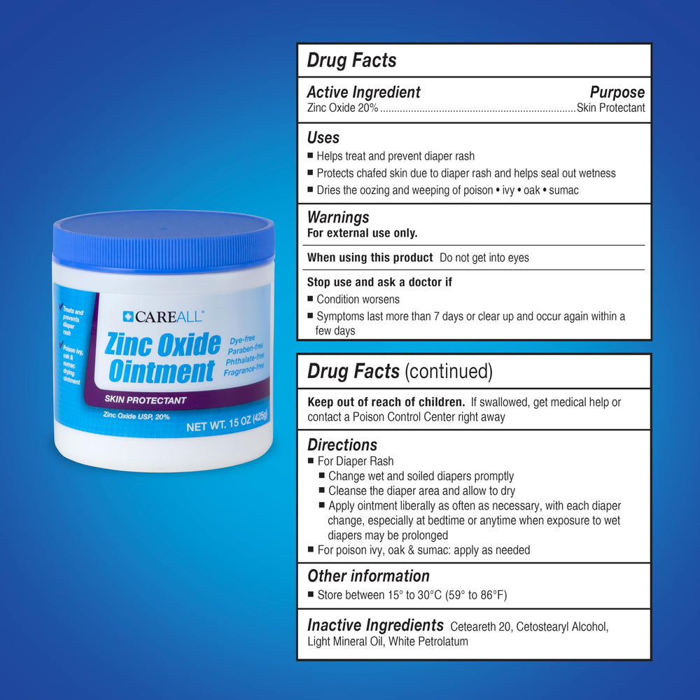 CareAll product label shows FDA-registered NDC and expiry date.