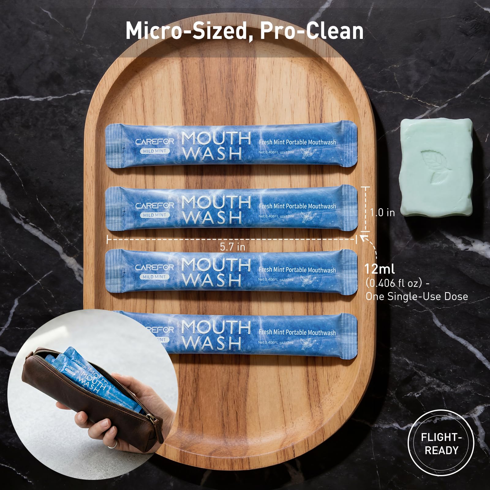 CAREFOR on-the-go fresh breath for meetings or travel
