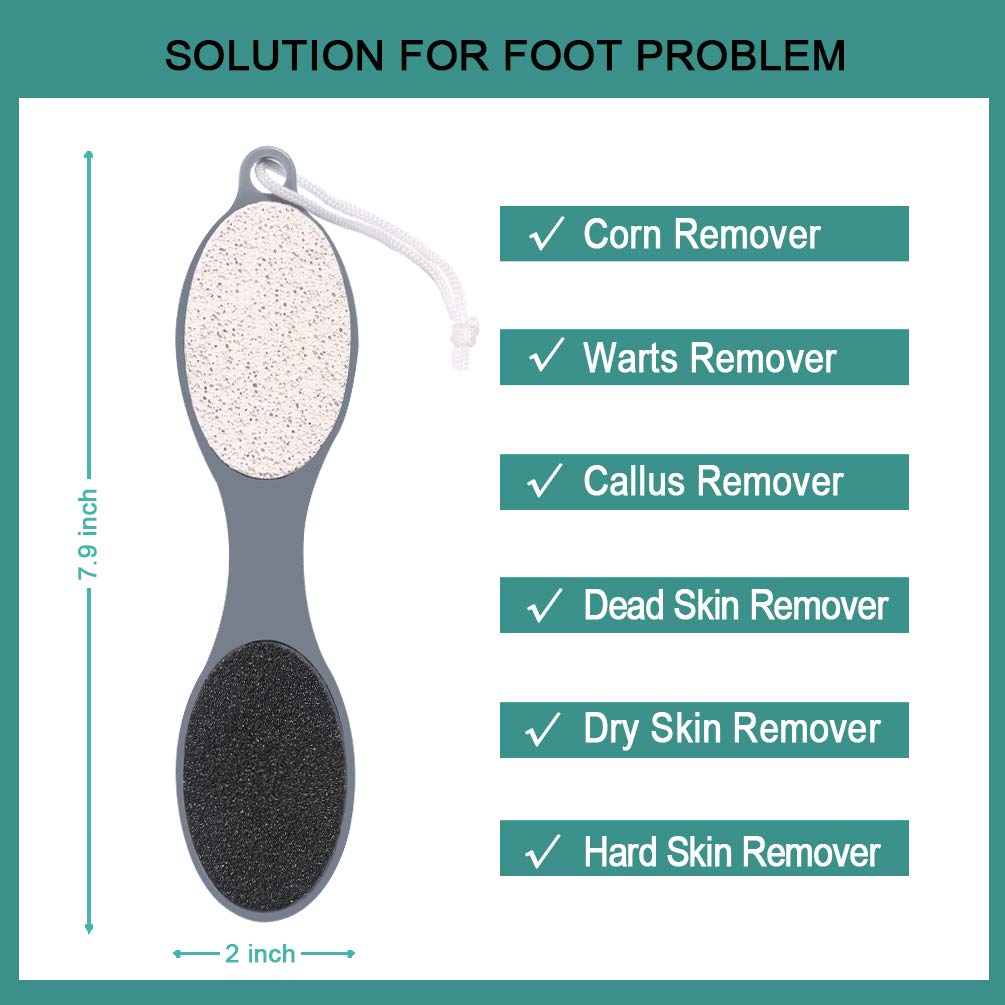 CAREHOOD Pumice Stone exfoliating dry skin on heel