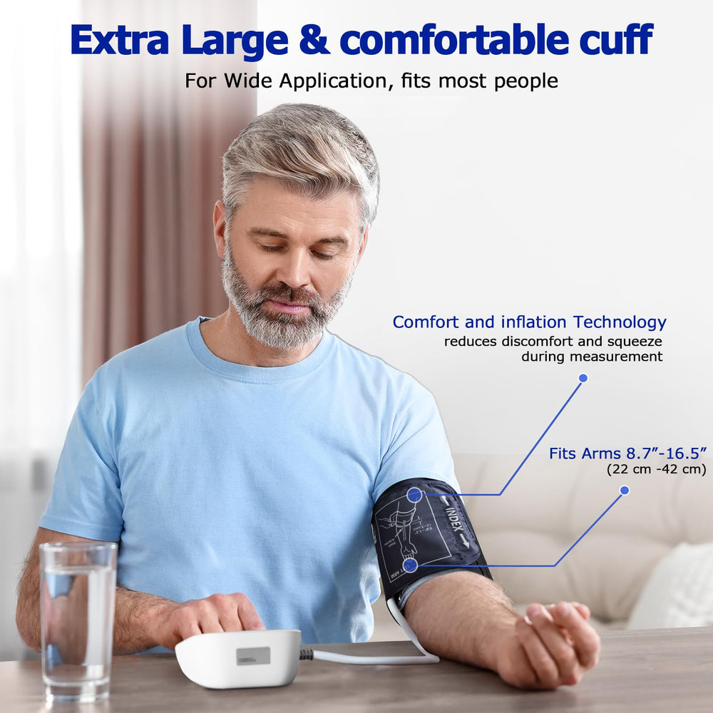 CareLiving Blood Pressure Monitor memory stores 199 readings per user.