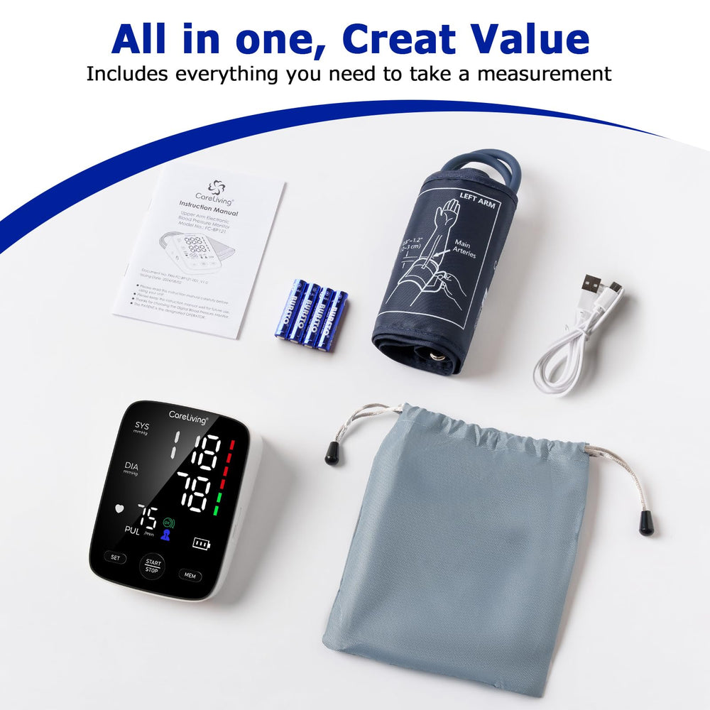 CareLiving Blood Pressure Monitor storage bag for portable protection.