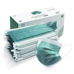Caremore 4-ply mask packaging view for easy handling and storage