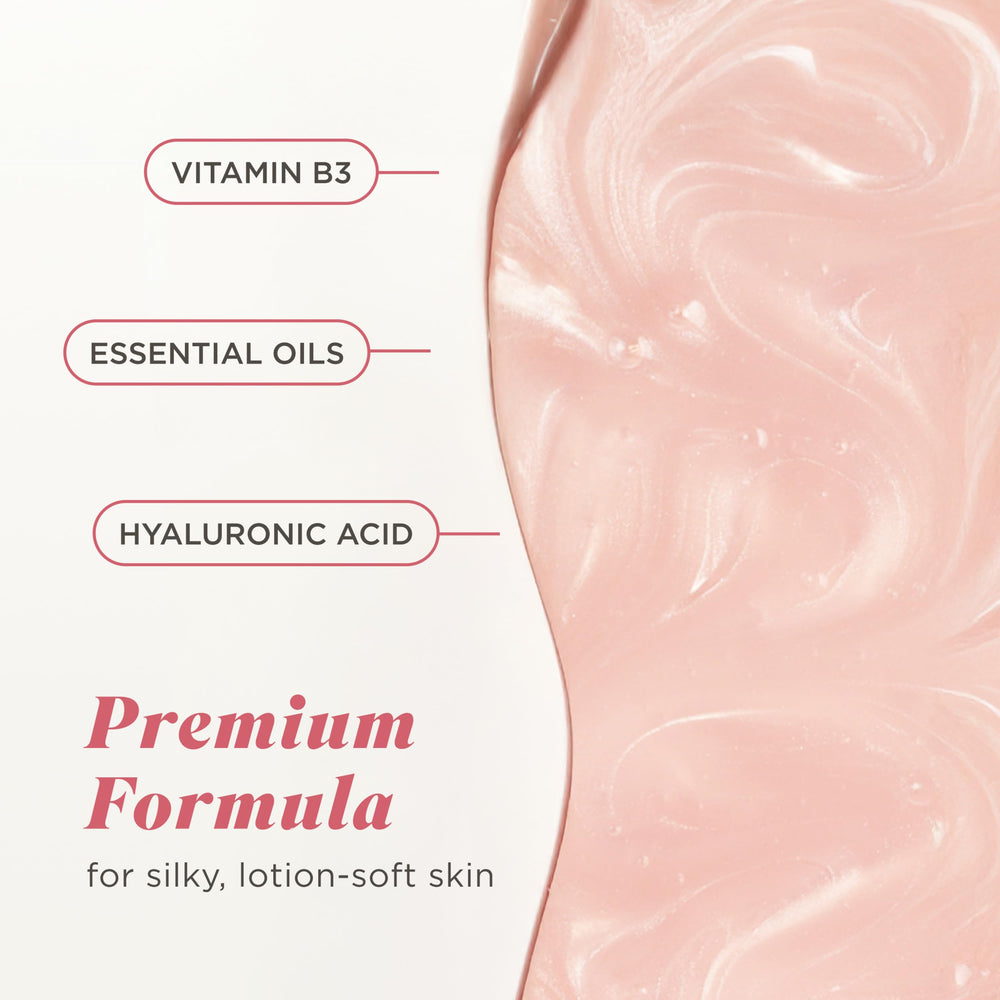 Caress Daily Silk orange blossom bloom highlights bright floral fragrance.