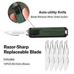 Caressolove pocket knife with clip enables portable everyday tasks.