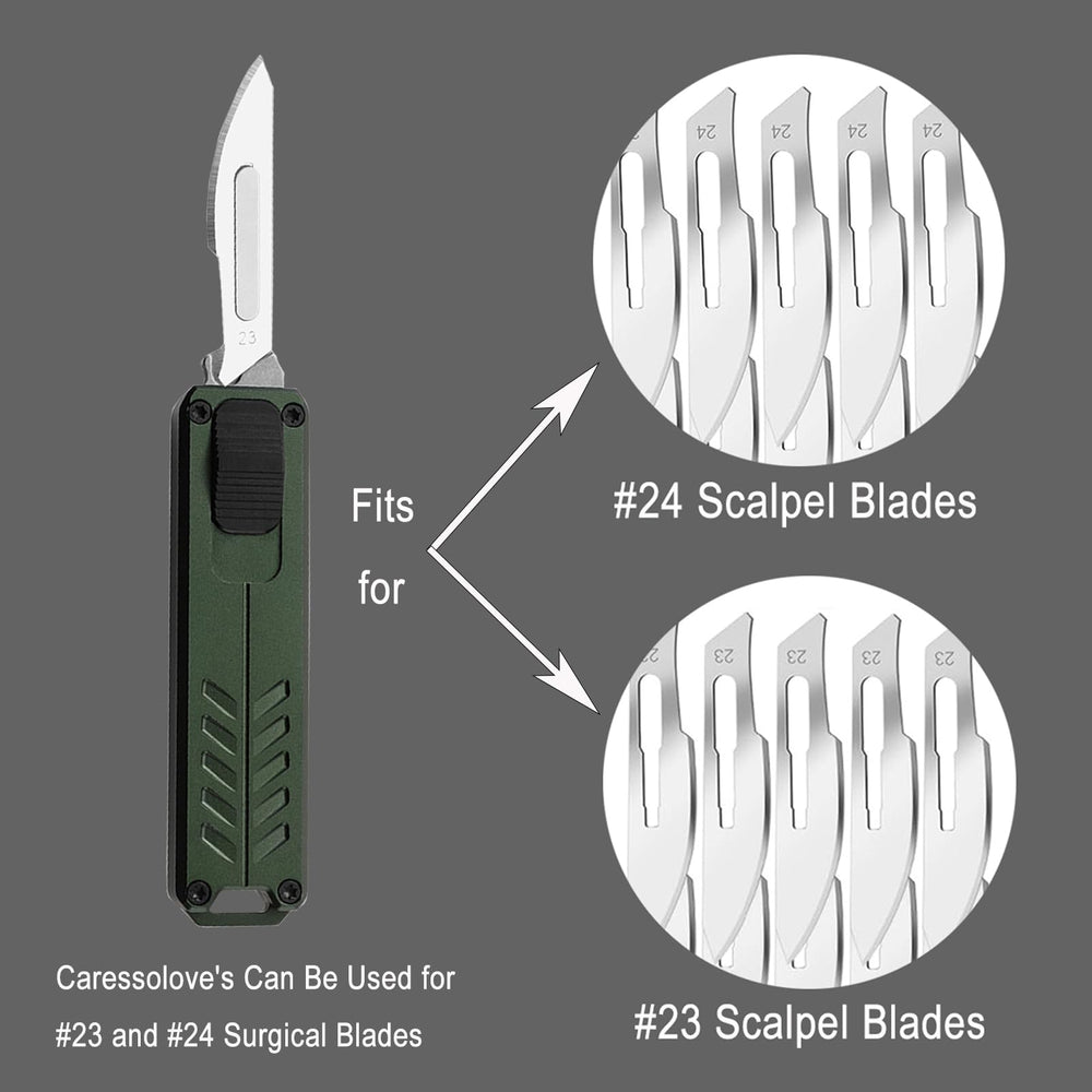 Caressolove precision scalpel delivers detailed cutting control.