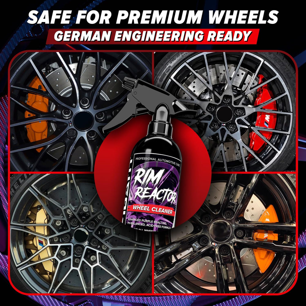 Carfidant Rim Reactor works on painted, black, and alloy wheels.