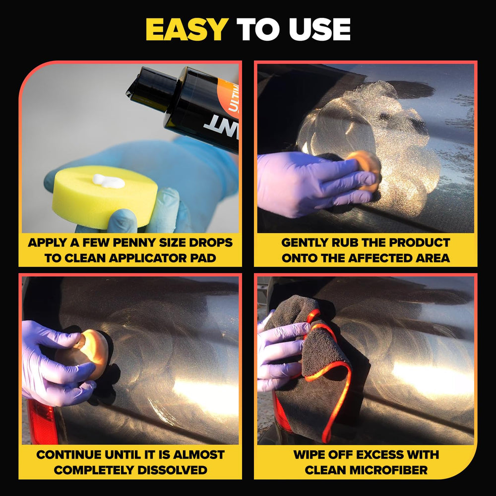 Carfidant Scratch Remover kit opened for at-home detailing