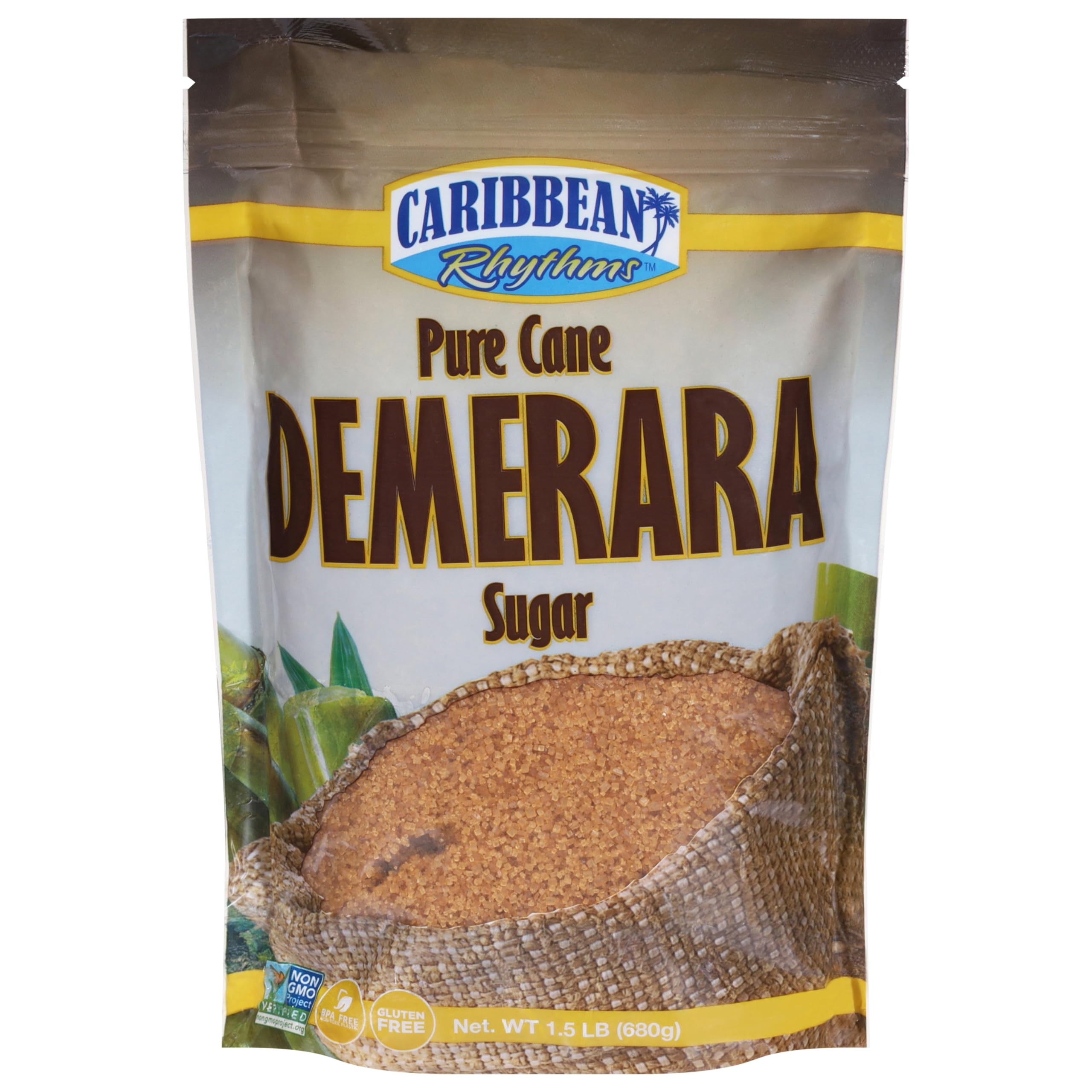Caribbean Rhythms Demerara amber crystals enhance beverages and desserts