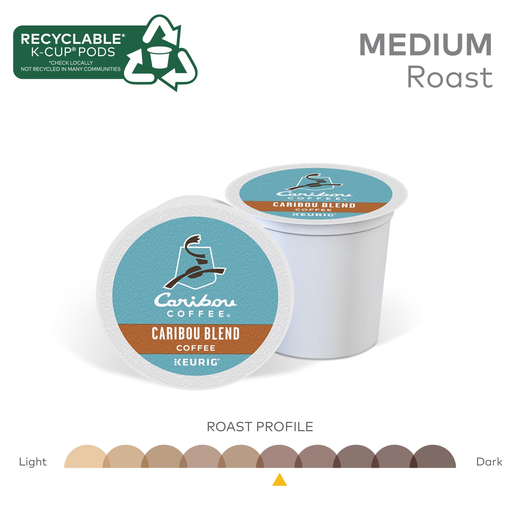 Caribou Coffee 24-count pack close-up showing packaging