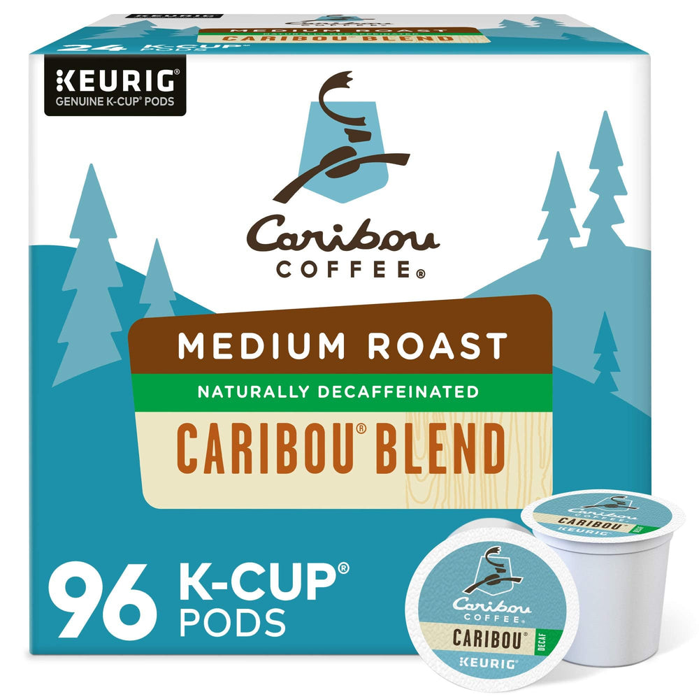 Caribou Coffee Caribou Blend Decaf K-Cup pod ready for quick morning brew