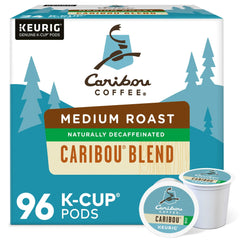 Caribou Coffee Caribou Blend Decaf K-Cup pod ready for quick morning brew