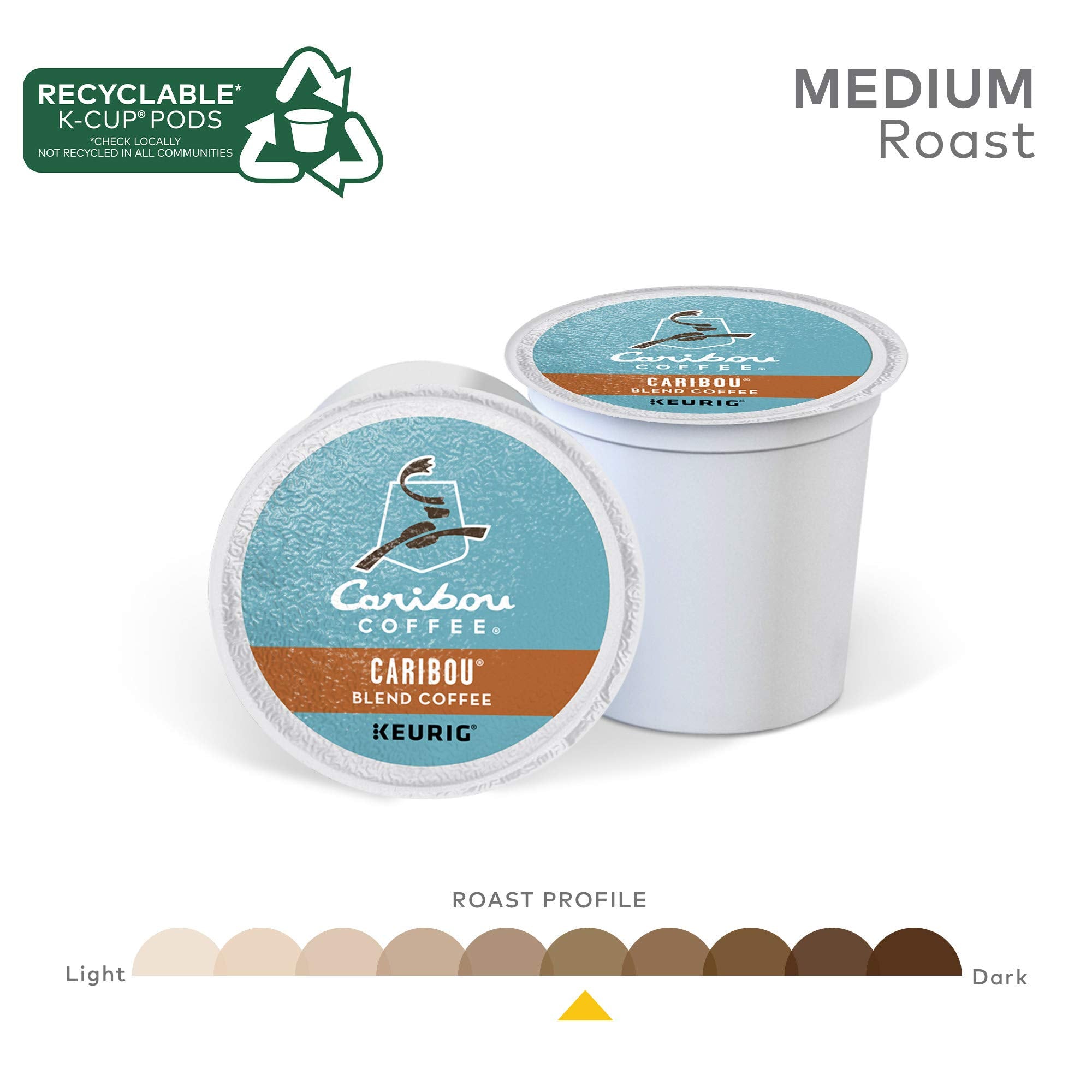 Caribou Blend Central/South American notes offer lively balance.