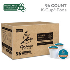 Caribou Coffee woodsy, spicy notes image signals a rich, inviting cup.