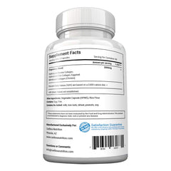 Packaging view of chicken bone broth collagen sources in Caribou Nutrition product.
