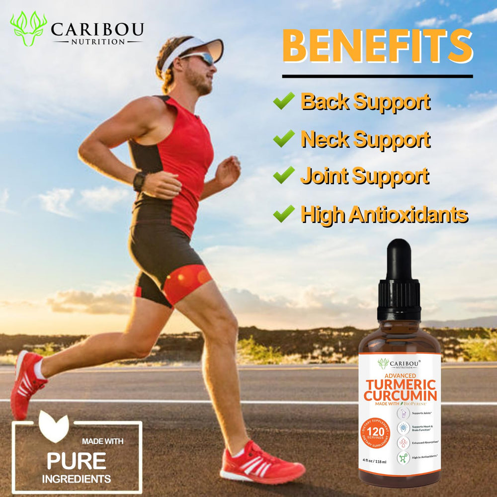 Caribou Nutrition turmeric with ginger and lecithin for antioxidant support.