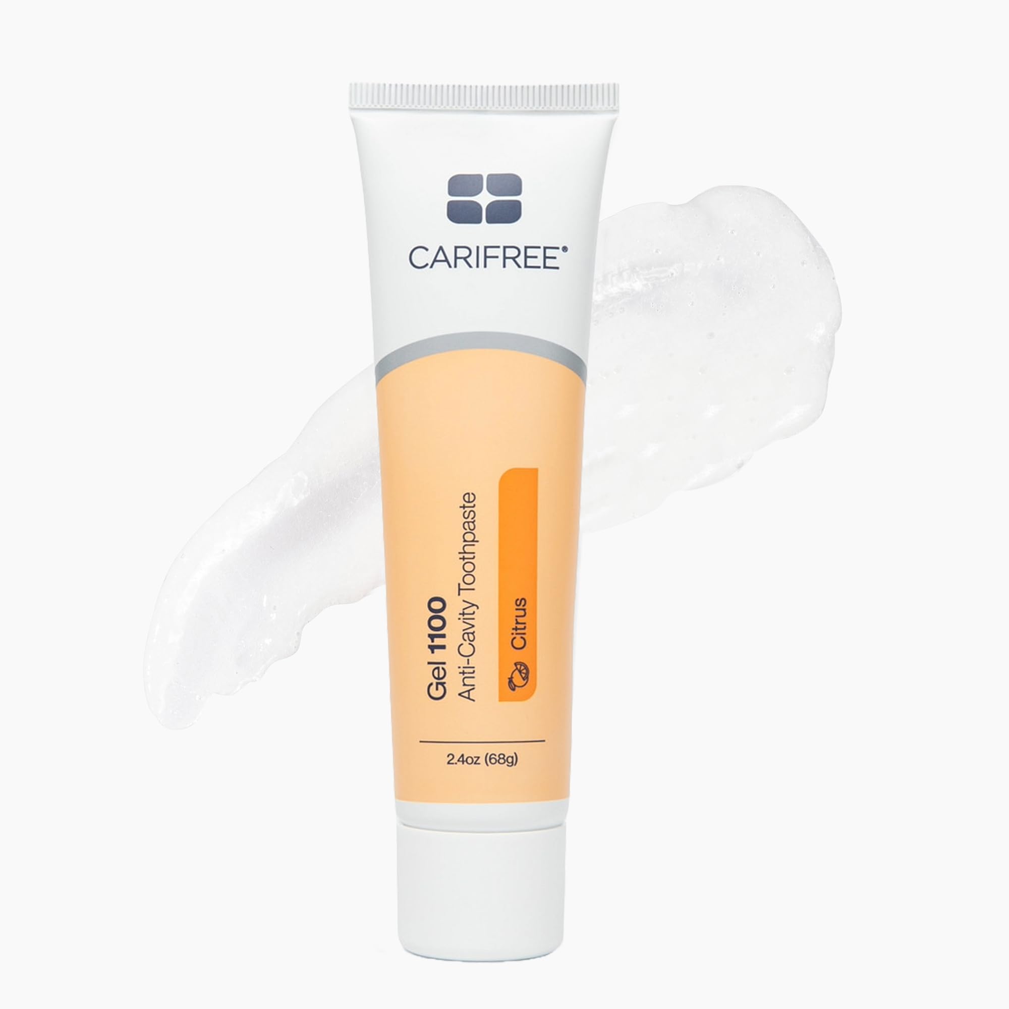 Fresh mouthfeel after using CariFree Gel 1100 citrus toothpaste.