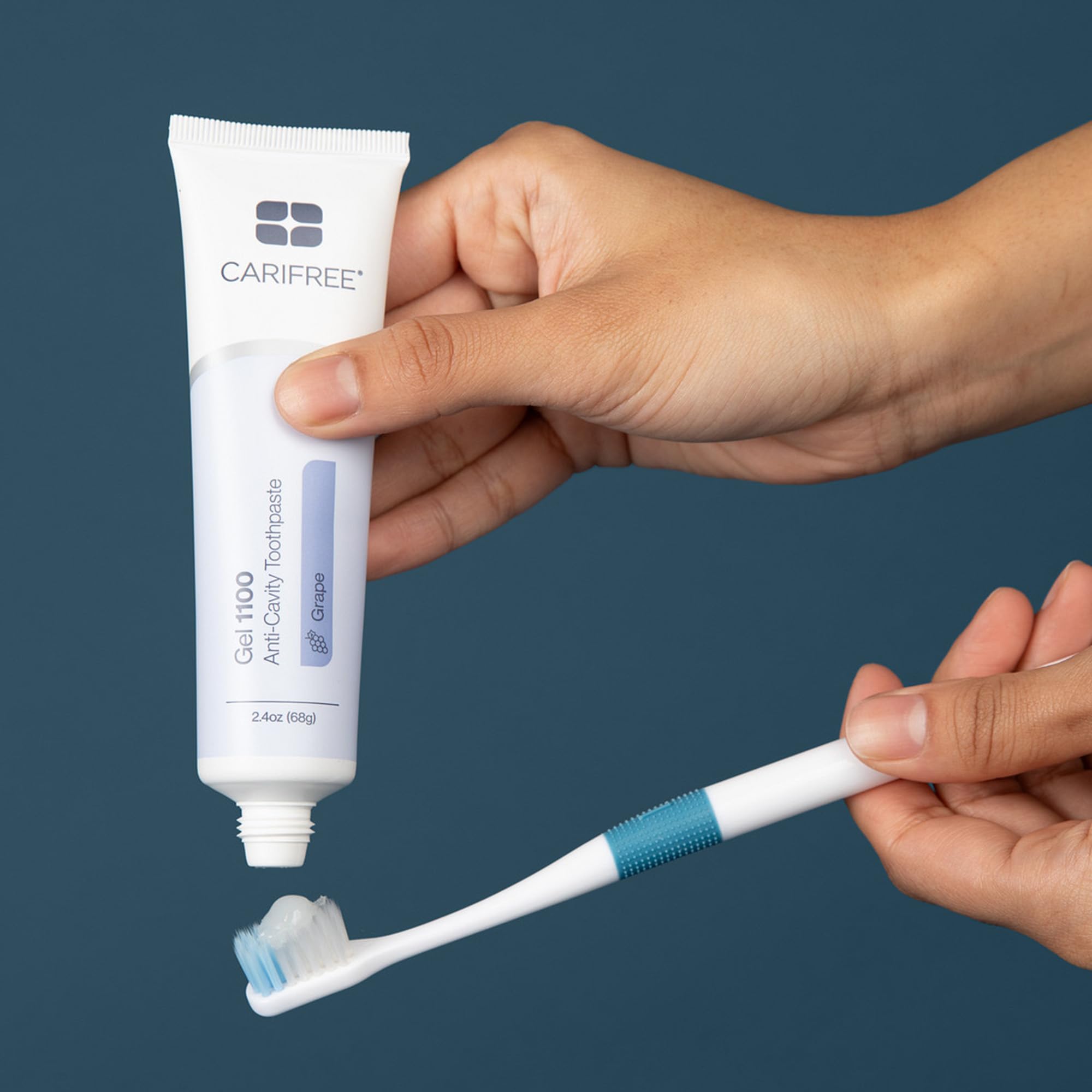 CariFree Gel 1100 dentist-developed branding signaling professional-inspired care