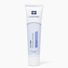 CariFree Gel 1100 grape tube closeup highlights grape flavor and enamel care