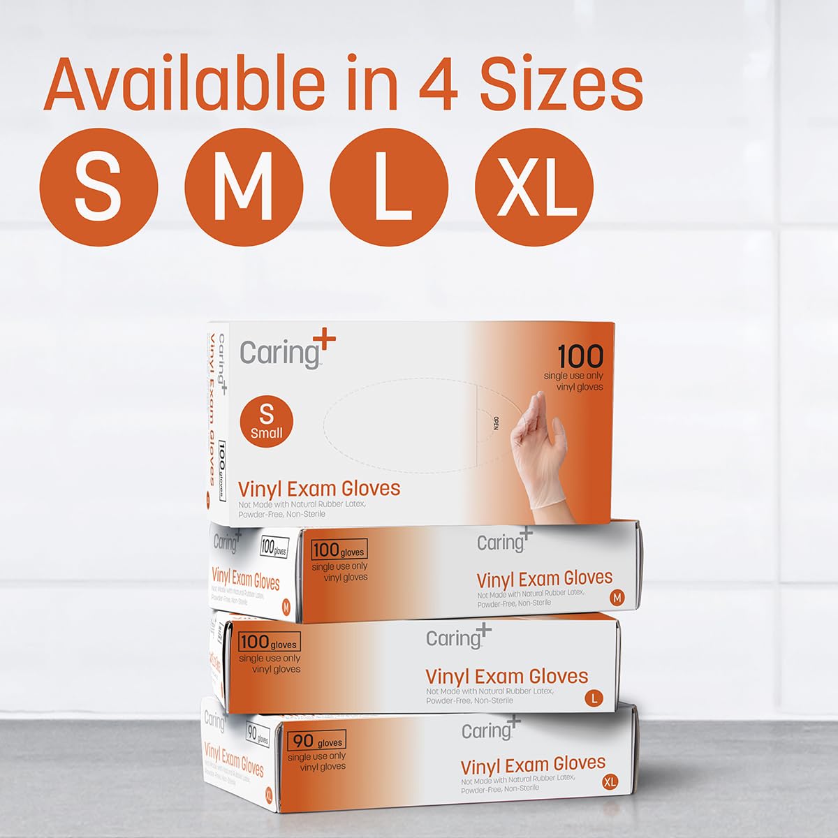 Caring gloves offer a comfortable fit for medical, first aid, and food prep tasks.