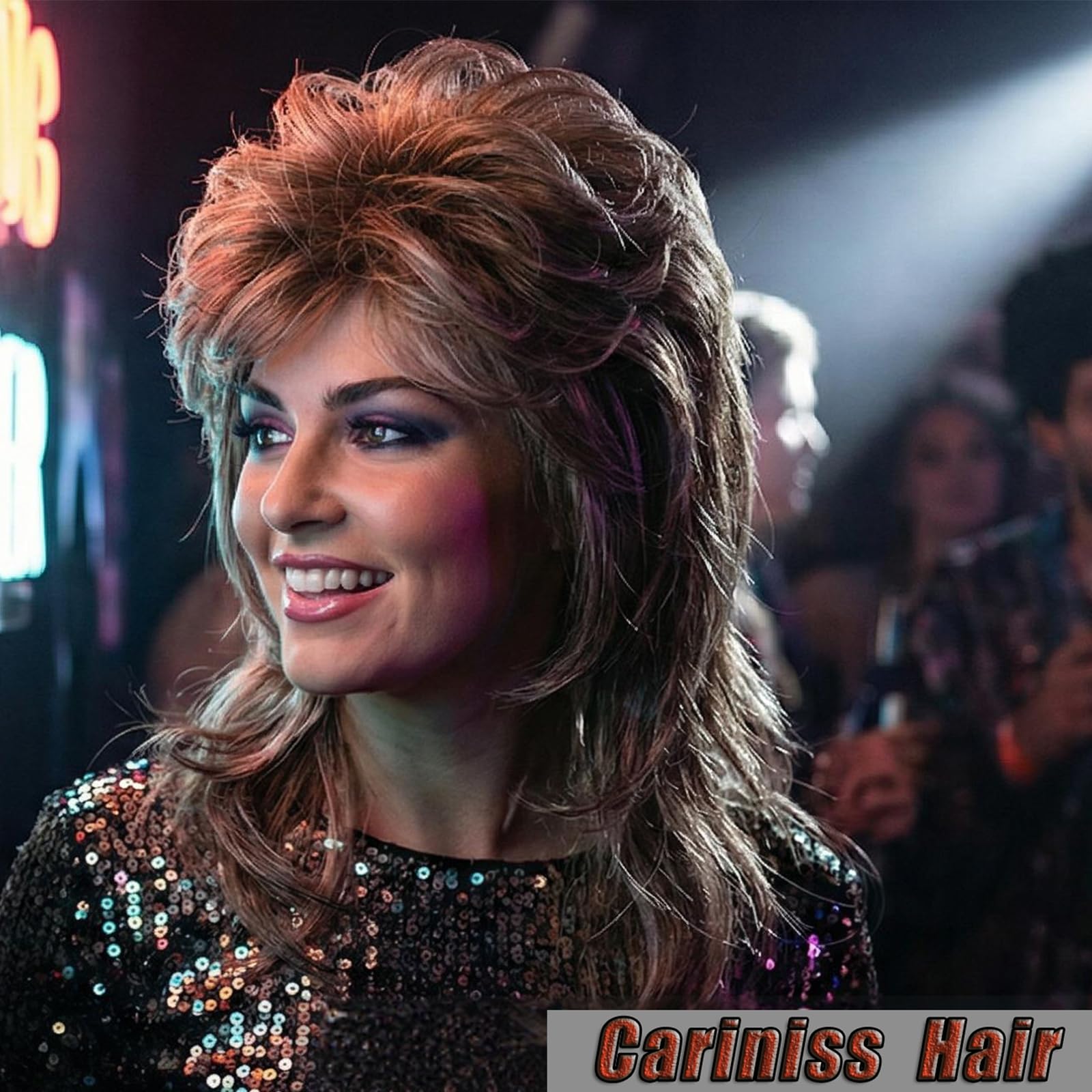 Cariniss wig breathable cap keeps scalp cool.