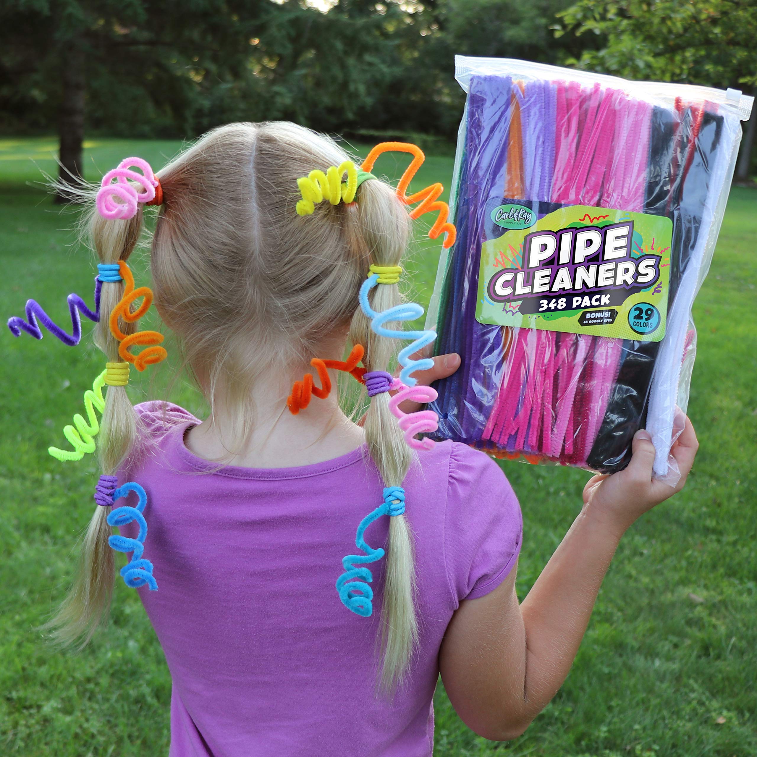 Carl & Kay Supply Co. 12-inch pipe cleaners for easy shaping.
